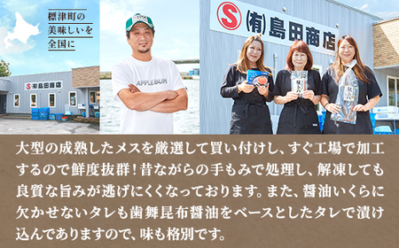 【令和6年新物】標津産醤油いくら200g×2連　400g【配送不可地域：離島】【1127628】