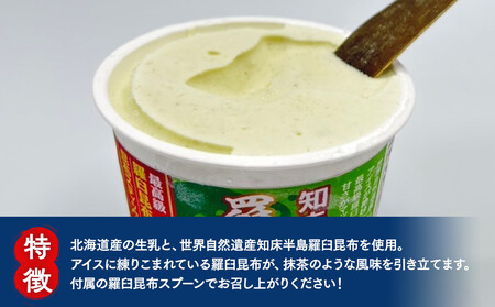 海洋深層水使用！ バニラアイス・羅臼昆布バニラアイス 12個セット ｜ 北海道 