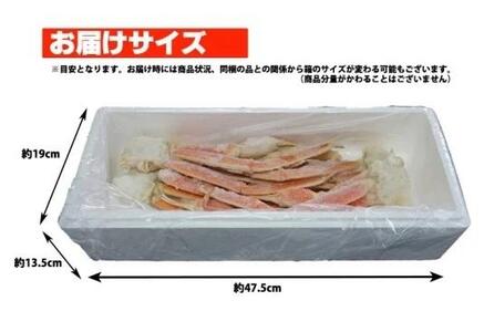 冷凍ボイルズワイガニ足　2kg(2-4人前)