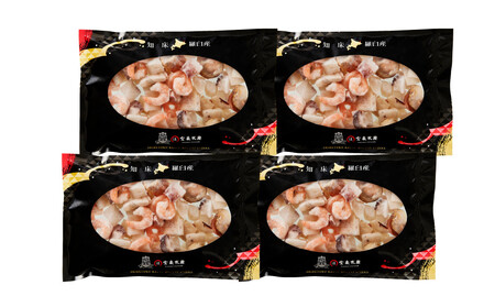 羅臼産のタコ、イカをふんだんに使ったシーフードミックス 2kg