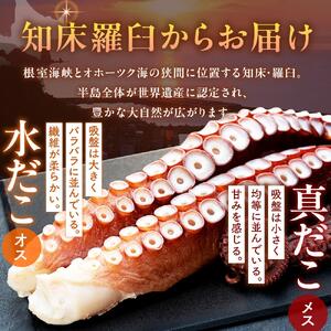 知床羅臼産　冷凍煮だこ(2本)2.5kg ｜タコ　北海道
