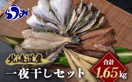 北海道産 一夜干し 合計1.65kg セットA 北海道 羅臼 鮮魚 魚 海鮮 八角