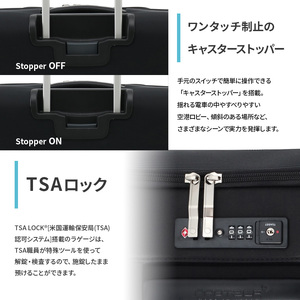 PROTeCA MAXPASS SOFT3 TR_No.12836 03(ネイビー) 23リットル プロテカ マックスパス ソフトキャリー キャリーケース スーツケース 旅 キャリー かばん バッグ 国産 日本製 抗ウイルス仕様 北海道