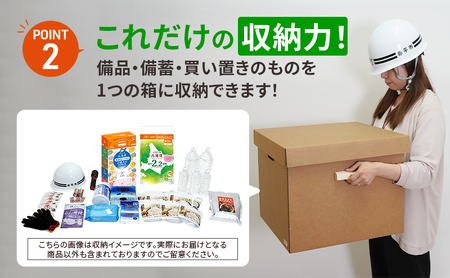 赤平市の備蓄・買い置き収納セット 2～3人用 (3品別送) エースラゲージ エリエール アルファ化米 トイレット ティシュー 防災 備蓄 あかびら