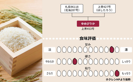 北海道赤平産 ゆめぴりか 5kg 特別栽培米 【3回お届け】 精米 米 北海道 定期便