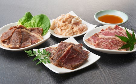 焼肉ジュウジュウ!4種の焼肉セット