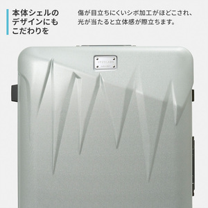 ICICLE フレームスーツケース Large_No.5804477 03(ネイビー)　旅 旅行 キャリー スーツケース かばん バッグ 国産 日本製 機内持ち込み 出張 大型サイズ 北海道 赤平市