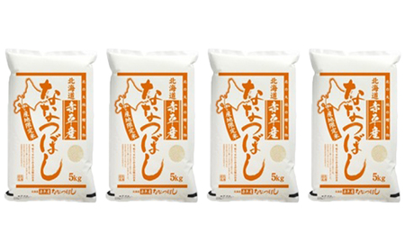 北海道赤平産 ななつぼし 20kg (5kg×4袋) 【1ヶ月おきに6回お届け】 米 北海道 定期便
