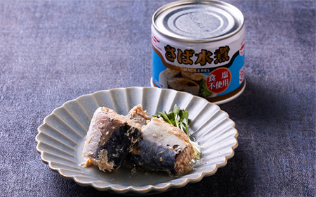 マルハニチロ さば水煮 食塩不使用 190g×12個_惣菜・加工品 魚 缶詰・瓶詰 _【配送不可地域:離島】【1544062】