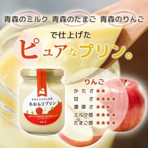 あおもりプリン りんご 6個入り 【青森市】【配送不可地域：離島】【1626013】