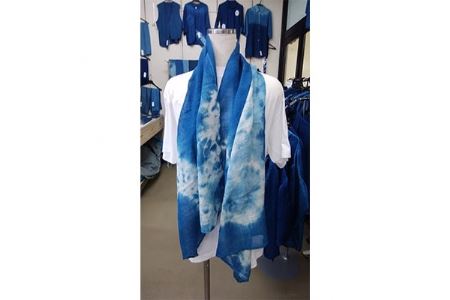 あおもり藍工房のストール(柄指定なし)_装飾品・工芸品 ショール・ストール 服飾小物 _【1073755】
