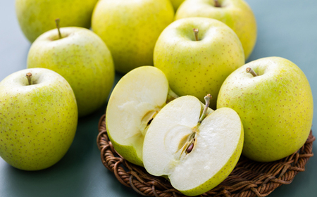 青森市産りんご「葉取らず王林」約5kg(家庭用)_果物・フルーツ りんご  リンゴ 林檎_【配送不可地域：離島・沖縄県】【1346244】