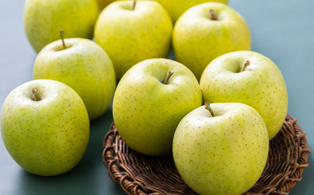 青森市産りんご「葉取らず王林」約5kg(家庭用)_果物・フルーツ りんご  リンゴ 林檎_【配送不可地域：離島・沖縄県】【1346244】