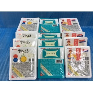 青森県産米パックご飯セット 180g×3種×6セット【1345772】