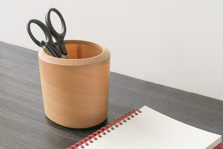 BUNACOペンスタンド oval(ライトブラウン) 1個