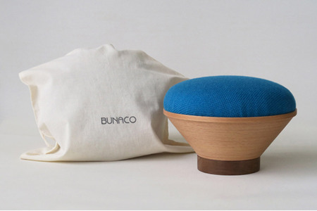  BUNACO「正座のため」のイス（トール）トラッドレッド 1個