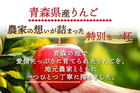 りんごジュース 1L×4本 化粧箱入り ストレート果汁100％ 青森県産 弘前市