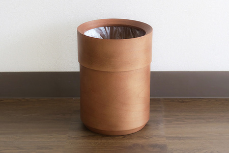 BUNACO 袋の見えないダストボックス(キャメルブラウン) ブナコ ゴミ箱 木製家具 おしゃれ シンプル