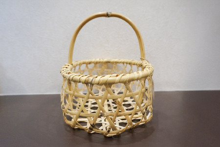 竹籠 りんごジュース 津軽竹籠と草邑オリジナルりんごジュース5本セット 工芸品 青森県弘前市 草邑