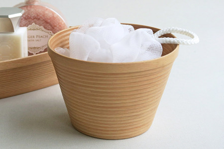  BUNACO ラウンドボックス（ライトブラウン）1個