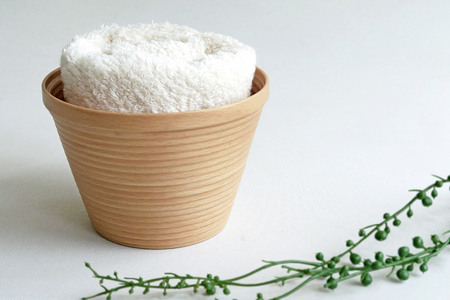  BUNACO ラウンドボックス（ライトブラウン）1個