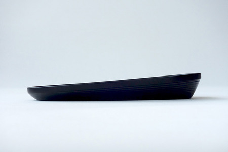  BUNACO オーバルプレート paume（ブラック）1個