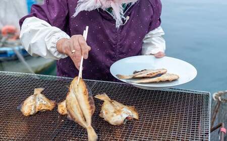 漁師のもてなしランチ 種差漁港 魚 お魚 魚料理 旬 旬魚 海鮮 魚介 魚介類 ランチ 刺し身 刺身 漁師鍋 鍋 海藻 天ぷら 焼き魚 デザート 浜小屋 八栄丸 青森県 八戸市