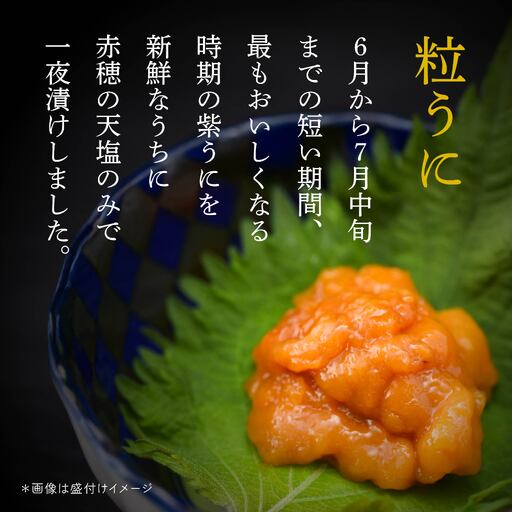 八戸 うに 2種セット 粒うに (紫) 焼うに