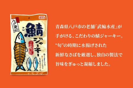 武輪水産 鯖ジャーキー （３枚入り×４袋） セット 青森県 八戸市