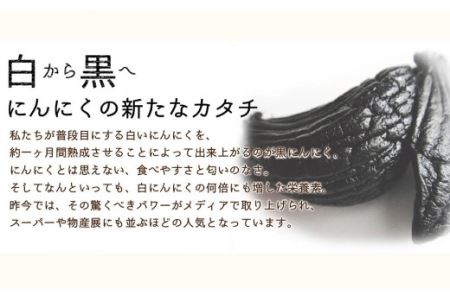 青森県産 訳あり 黒にんにく 1kg（500g×2）福地ホワイト6片