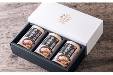 青森県産 五穀味鶏 参鶏湯風食べるスープセット 415g×3缶 1245g