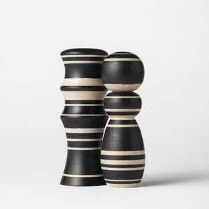 ルビンのこけし ペア ブラック 黒 限定品 青森県黒石市 22000円 ルビンのこけし(ブラック/ペア)_雑貨・日用品 家具・インテリア 装飾品