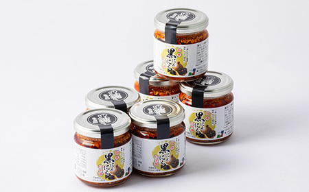 黒にんにくらぁ油　旨辛　150×6本_惣菜・加工品  缶詰・瓶詰 _【1340013】