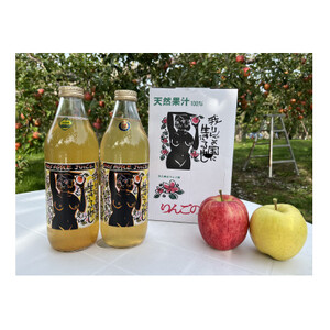 りんごジュース品種おまかせ2本入り【1354246】