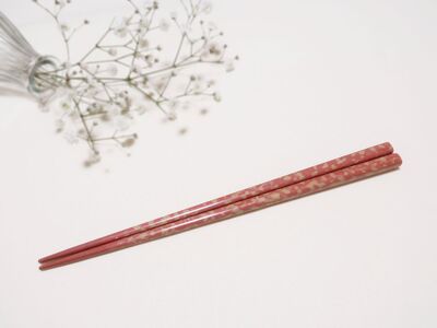 津軽塗 箸 一膳【桜】 津軽塗箸 漆塗 お箸 ギフト プレゼント【青森 五所川原】ハシ 一対 おはし 津軽塗り 津軽塗り箸 ピンク