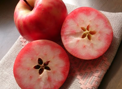 りんごジュース　中まで赤～いりんごジュース1L×2本