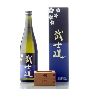 【限定】　武士道　純米大吟醸酒　720ml(四合瓶)【鳩正宗株式会社】【配送不可地域：離島】【1006149】