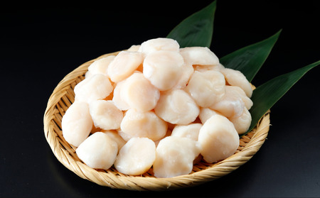 陸奥湾産ほたて貝柱 玉冷500g 刺身用 サイズ不揃い 訳あり