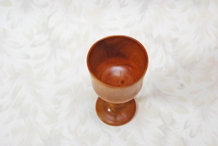 青森ひば　脚付きコップ　小　110cc