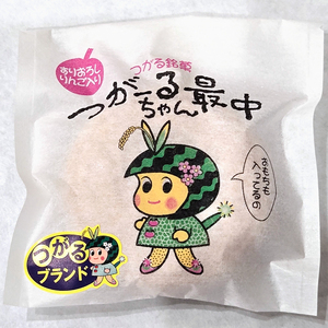 つがーるちゃん最中 5個入り｜もなか モナカ お菓子 和菓子 お餅 りんご 餡 つがる市 特産品 お土産 贈答 ギフト ゆるキャラ かわいい [0784]