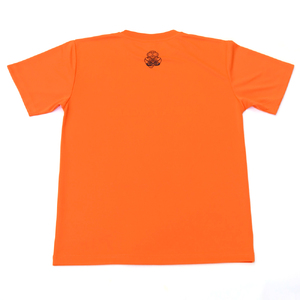 しゃこちゃんTシャツ(オレンジ) 1枚｜半袖 メンズ レディース ゆるきゃら 縄文 土偶 [0422]