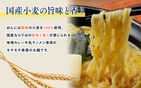 【高砂食品】 味噌カレー牛乳ラーメン 6食
