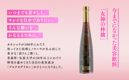【レビューキャンペーン】女神の林檎 りんご酢 500ml×3 スティックゼリー 10g×30包 リンゴ酢 林檎酢 1本 プロテオグリカン 無添加 国産 青森県産 100% アップル フルーツ ビネガー 果実酢 ゼリー スティック 平川市 【カネショウ】[hi-0013-009]
