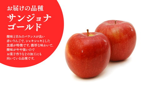 ≪2026年10月中旬頃より発送≫青森県産 訳あり サンジョナゴールド 約3kg【青森県 平川市 なるみ農園】家庭用 訳アリ 青森 青森県産 平川 りんご リンゴ 林檎 くだもの 果物 フルーツ ［hi-0036-004］