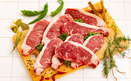 44-21 【年内発送12月15日入金まで】北海道ハーブ牛ロースステーキ(1.28kg) within2025