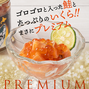 13-360 【年内発送12月15日入金まで】北海道産鮭親子漬けプレミアム2個セット～いくら増量しました～ within2025