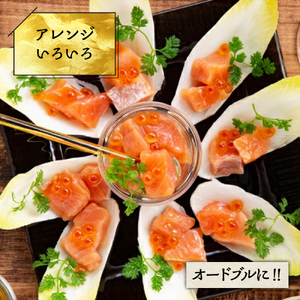 13-360 【年内発送12月15日入金まで】北海道産鮭親子漬けプレミアム2個セット～いくら増量しました～ within2025