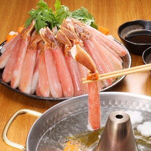14-98 【年内配送12月15日入金まで】【厳選部位のみ】本ズワイガニしゃぶしゃぶ【大】(500g)| 生食可 お刺身 within2025