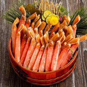 28-57 【厳選部位のみ】本ズワイガニしゃぶしゃぶ　特大(たっぷり1kg)【数量限定】｜ 生食可 お刺身