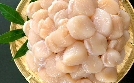 10-233 オホーツク産ホタテ玉冷小1.2kg(600g×2P)